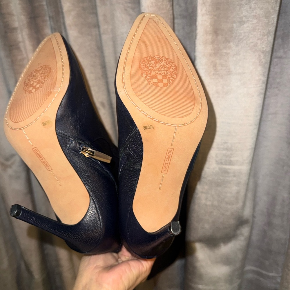 Vince Camuto Black Heeled Boots - Picture 5 of 6